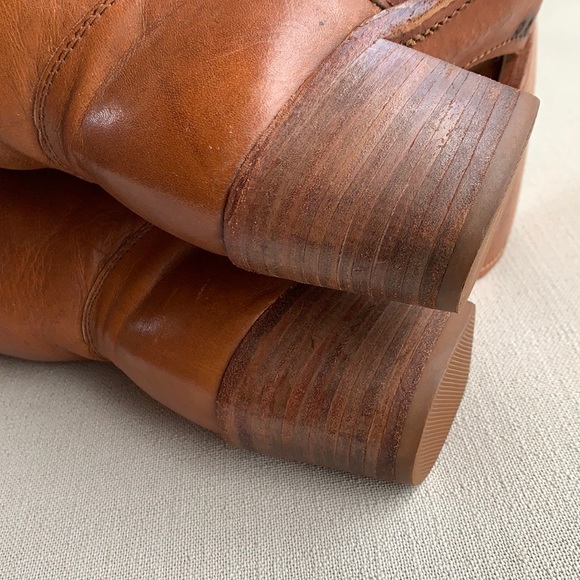 FRYE True Vintage Black Label Over the Knee Tall Brown Boots, Size 8 - Picture 8 of 11